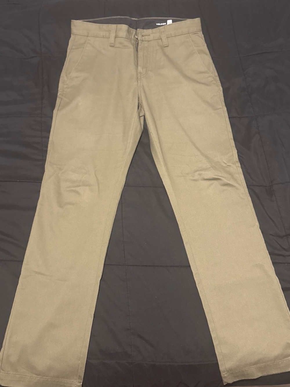 Volcom Men's Chino Pants in Khaki Tan